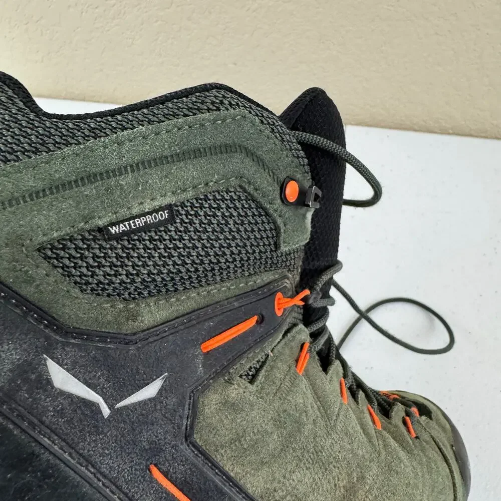 Salewa Alp Mate Mid WP Men's Hiking Boots Green Size 13